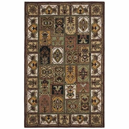 SAFAVIEH 2 Ft. - 3 In. x 4 Ft. Accent- Traditional Classic Assorted Hand Tufted Rug CL386A-24